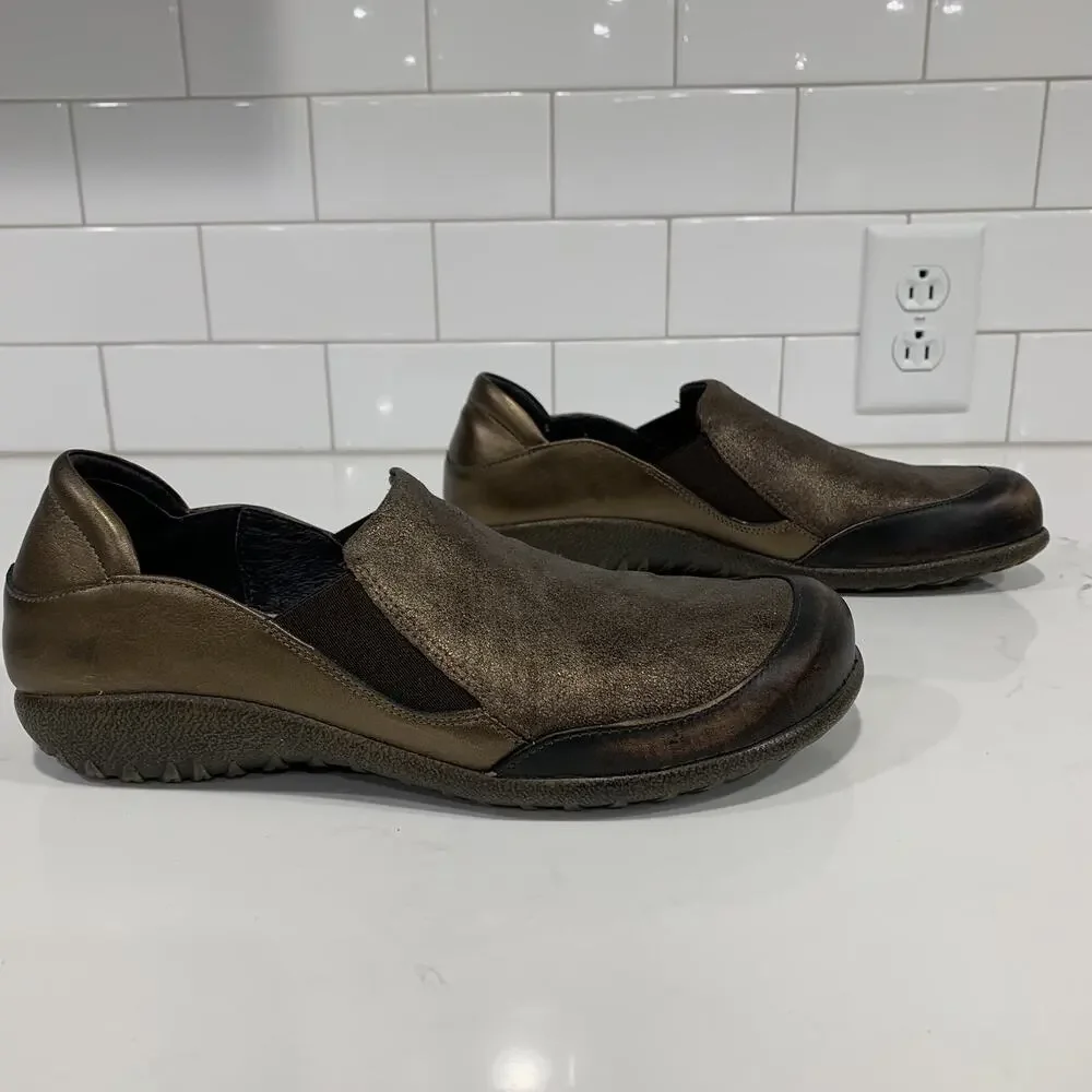 Naot | Shoes Flats Moana Distressed Leather Comfort Brown- Size 9 40